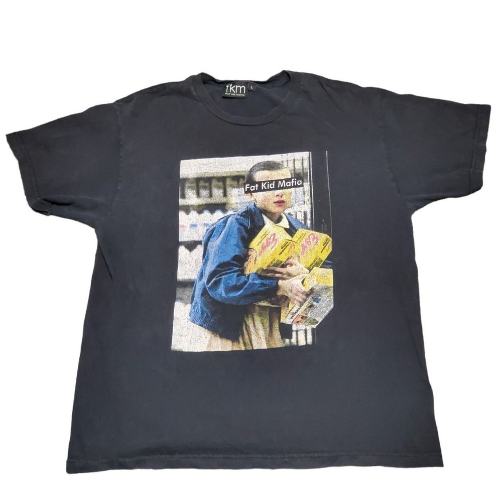 Fat Kid‎ Mafia FKM Eleven 11 Stranger Things T-Shirt Size Large Sz L